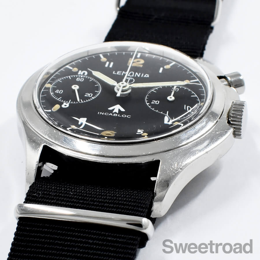レマニア イギリス空軍 ワンプッシュクロノ 6BB 924-3306 1967年納入品