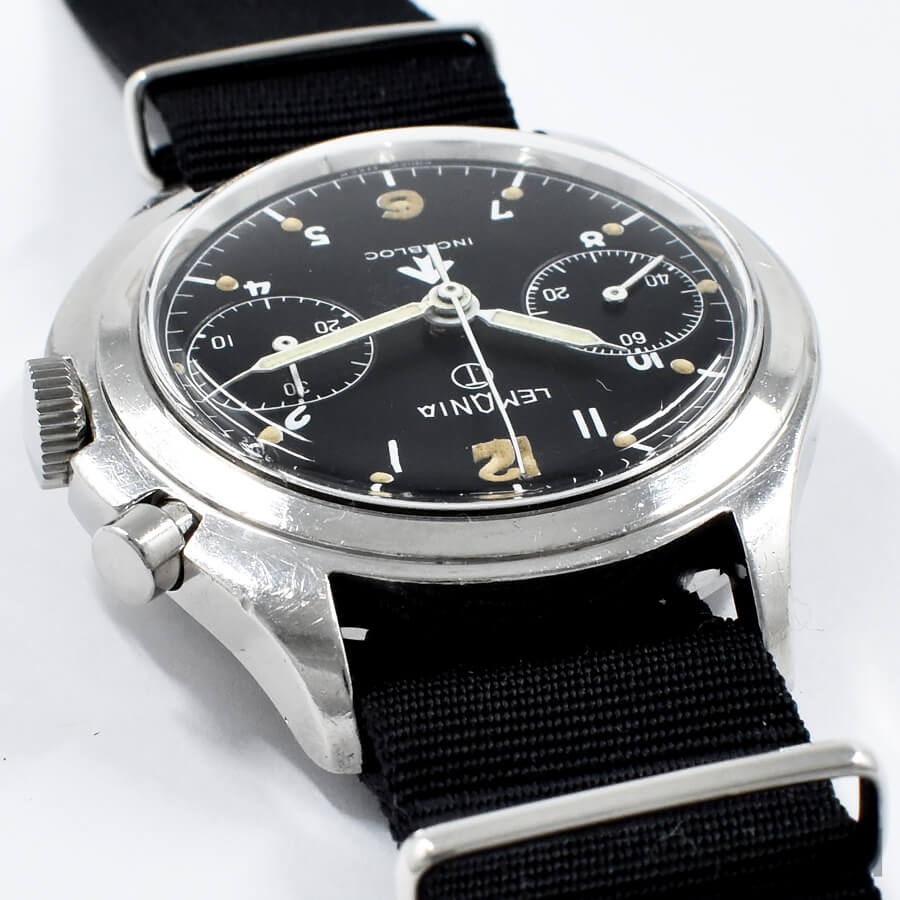 レマニア イギリス空軍 ワンプッシュクロノ 6BB 924-3306 1967年納入品