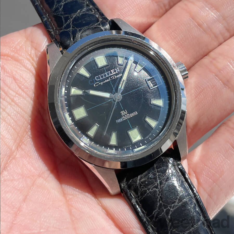 シチズン クリスタルデイト 150m防水 Ref.52803-Y 1968年製
