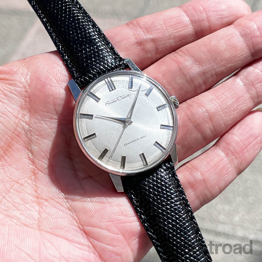 SEIKO クラウン 1963年製 ビンテージ手巻き時計 希少文字盤
