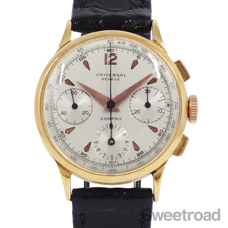ユニバーサル ジュネーブ コンパックス 18K Ref.12491 1957-59年製