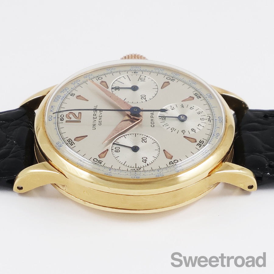ユニバーサル ジュネーブ コンパックス 18K Ref.12491 1957-59年製