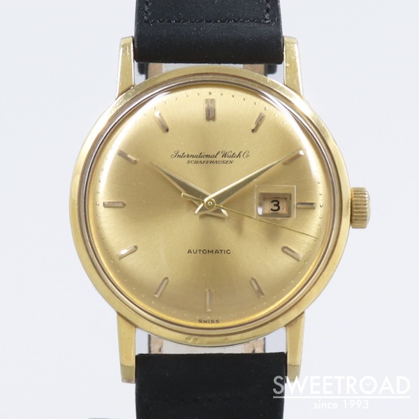 銀座店【IWC】18KYG／寄り目デイト／1963年製／w-28257gnz | スイート  