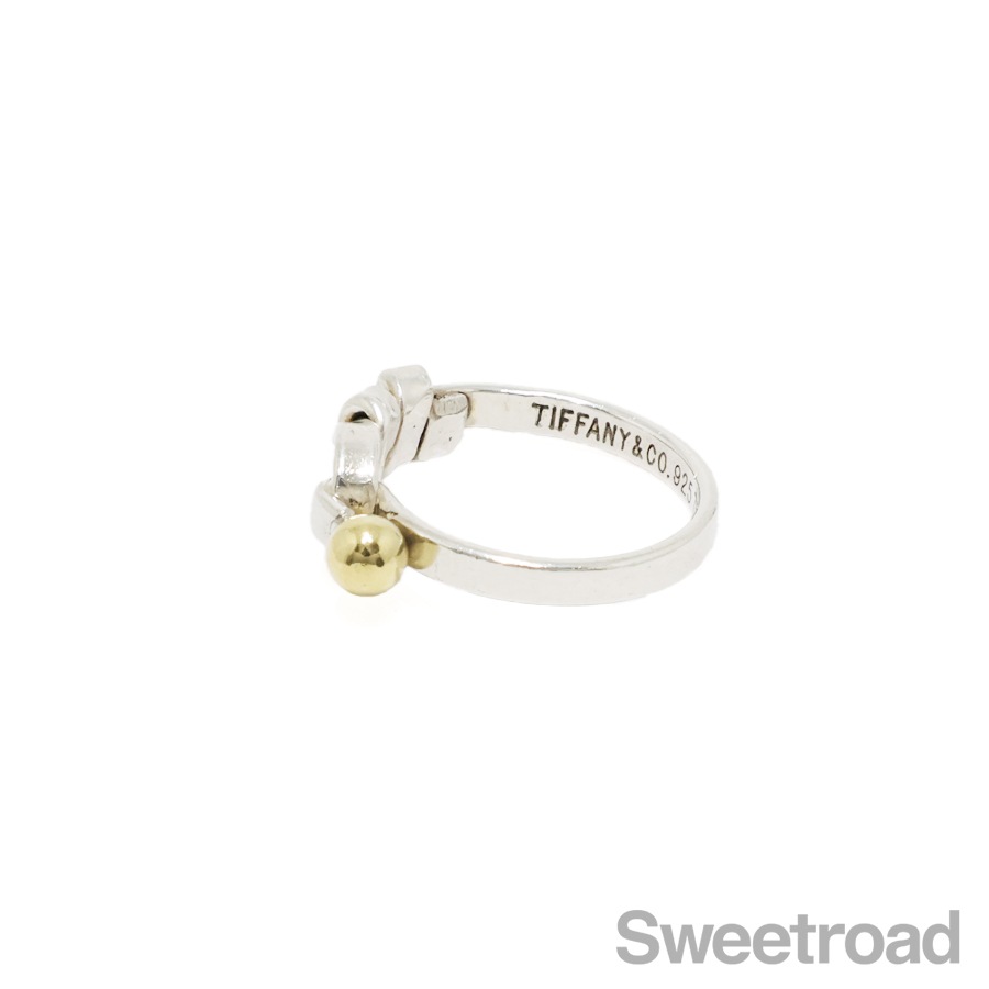 Tiffany & Co ティファニー フック アンド アイ コンビ リング9号 ティファニー フック&アイ リング 9号 ティファニー コンビ リング 9号