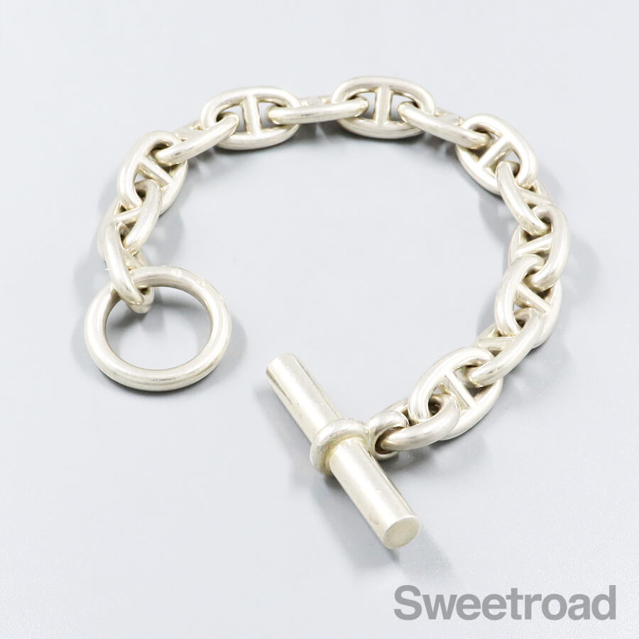 希少 ヴィンテージ　シルバー チェーン ブレスレット 925 シェーヌダンクル 希少 ヴィンテージ シルバー チェーン ブレスレット 925