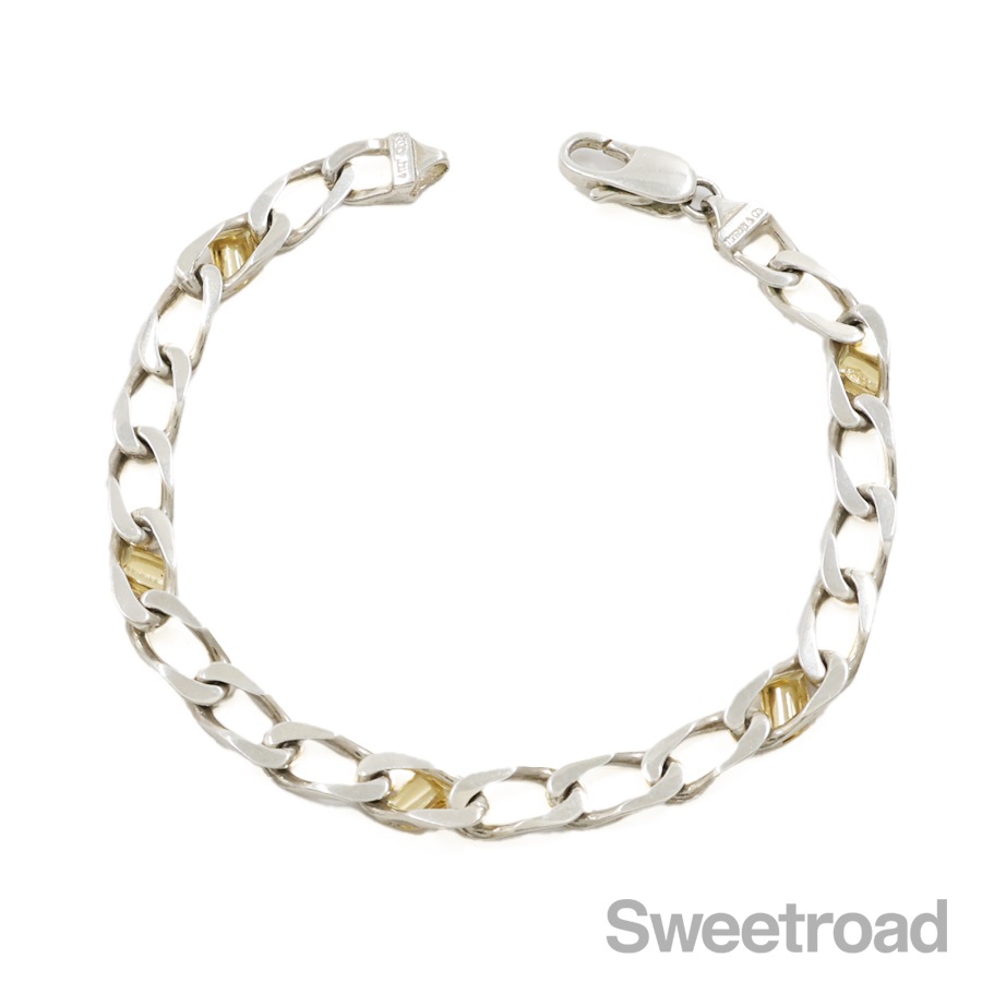 Tiffanyチェーンブレスレット 約20cm Tiffany & Co. シルバーチェーンブレスレット