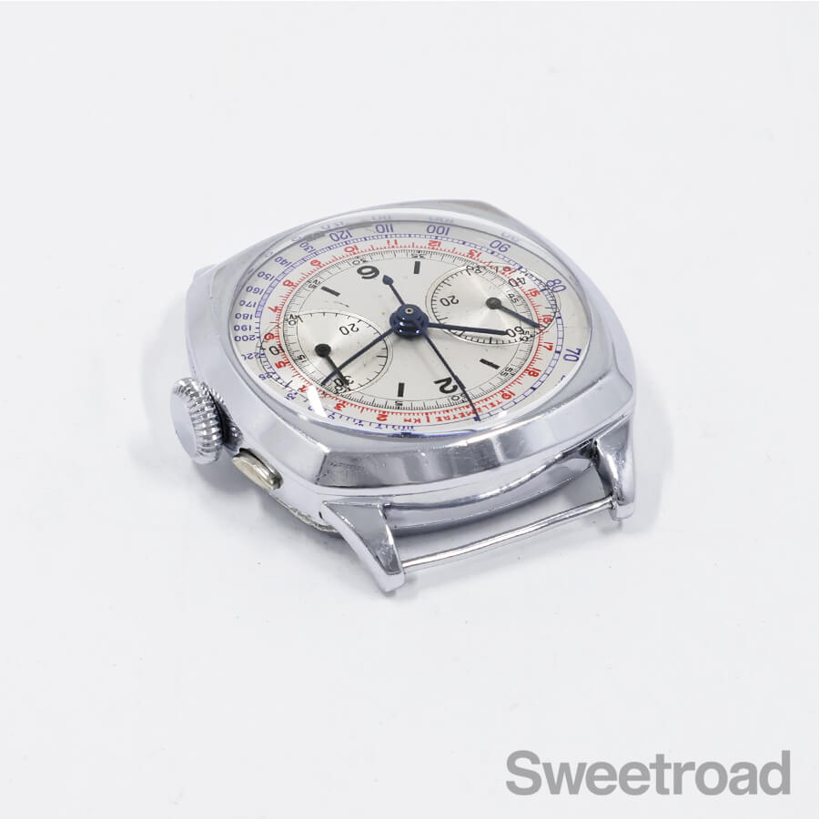 レマニア ワンプッシュクロノグラフ Cal.13CH 1940年代 w-32367