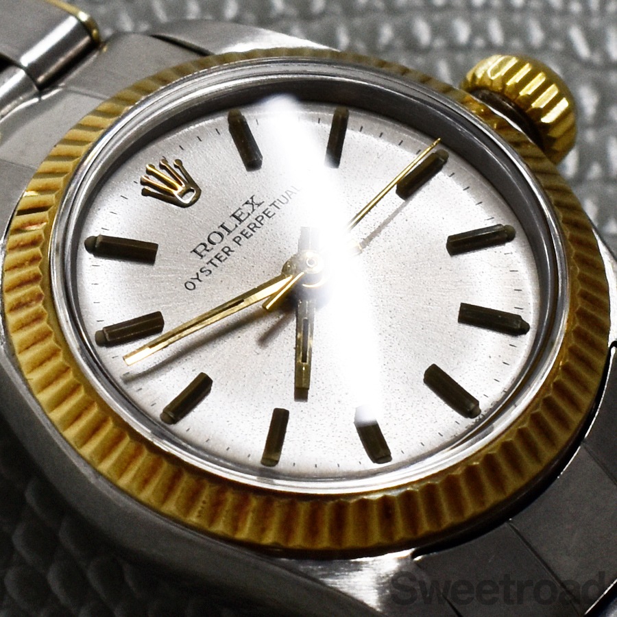 ロレックス オイスターパーペチュアル 自動巻き【6619】純正ベルト【稼働品】 ロレックス オイスターパーペチュアル 自動巻き【6619】純正ベルト