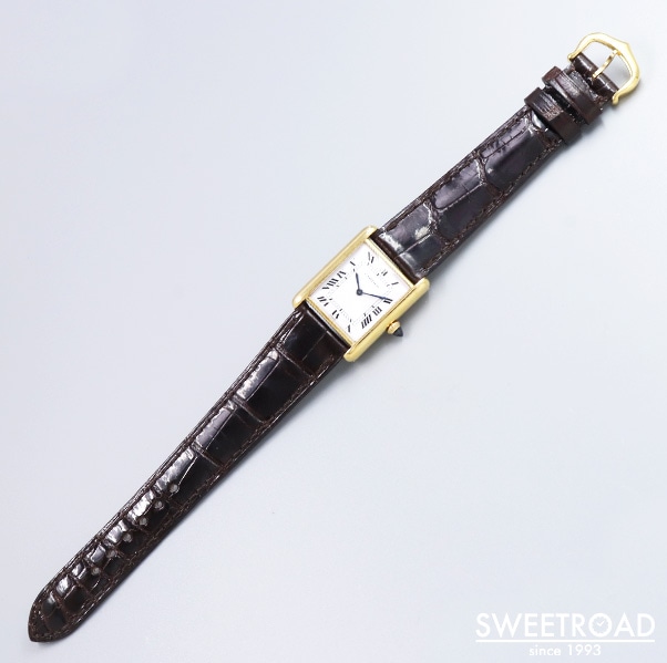 カルティエ 18KYG・18金無垢 Tank・タンク LMサイズ パリス