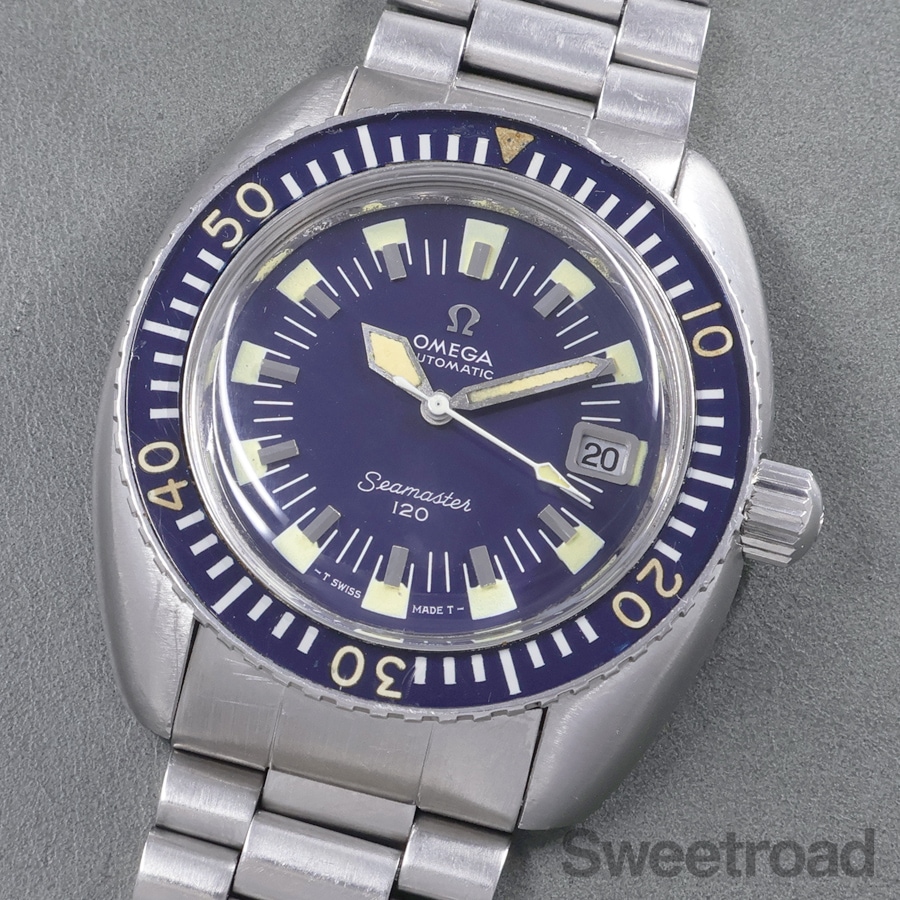 オメガ シーマスター120 ディープブルー Ref.166.073 1969年製