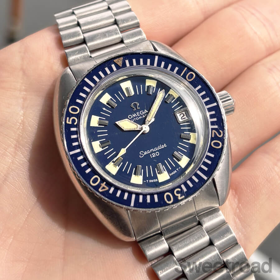 オメガ シーマスター120 ディープブルー Ref.166.073 1969年製