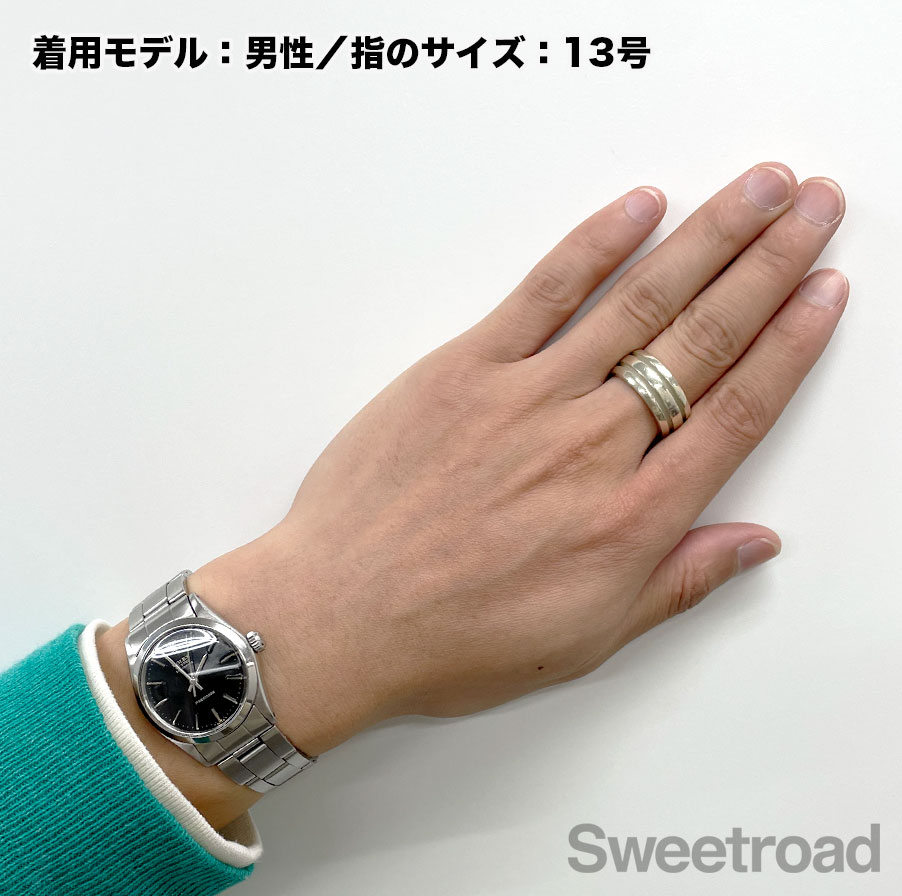 ティファニー　グルーブドリング　ダブルライン　リング　指輪　研磨済み　16号 ティファニー グルーブドダブルラインリング 16号 | スイートロード