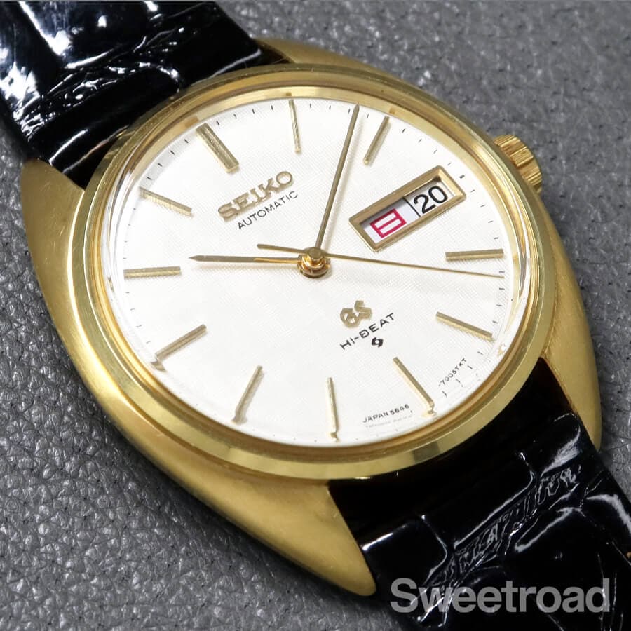 グランドセイコー 極美品 56GS Ref.5646-7005 18KYG 1973年製 w