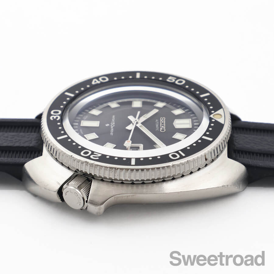 セイコー純正タイプ　XGL731タイプ　6105-8110ラバーベルト セイコー 植村ダイバー 1970年製 150mダイバー 2nd 後期