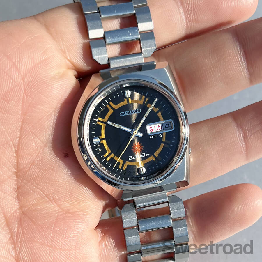 N10486 SEIKO(セイコー)advan アドバン 7019-7290 文字盤ブルー