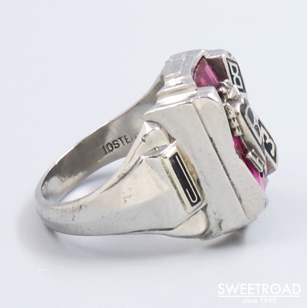 JOSTENS カレッジリング1982年 スターリングシルバー 925  14号 JOSTENS カレッジリング1982年 スターリングシルバー 925 14号