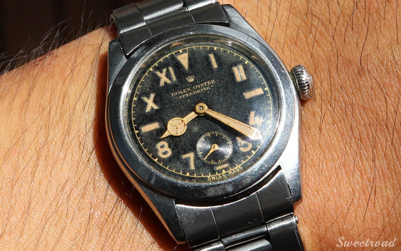 ロレックス オイスター・スピードキング Ref.4220 ブラックミラー