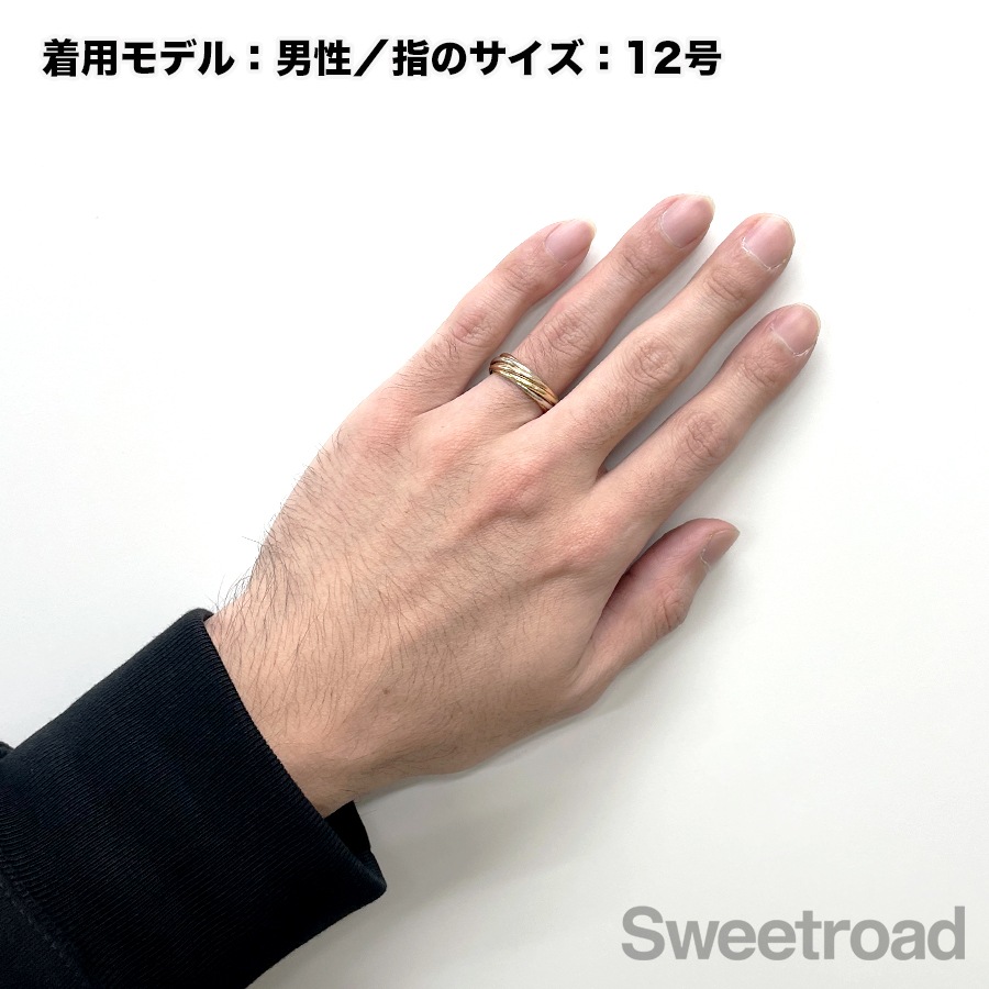 ●13点おまとめ● ★★注文品です★★ ギャランティカード付 カルティエ トリニティリング 52号 約12号