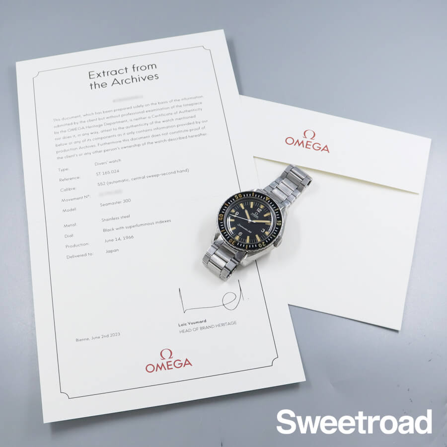 オメガ シーマスター300 3rdモデル Ref.165.024.64 1966年製