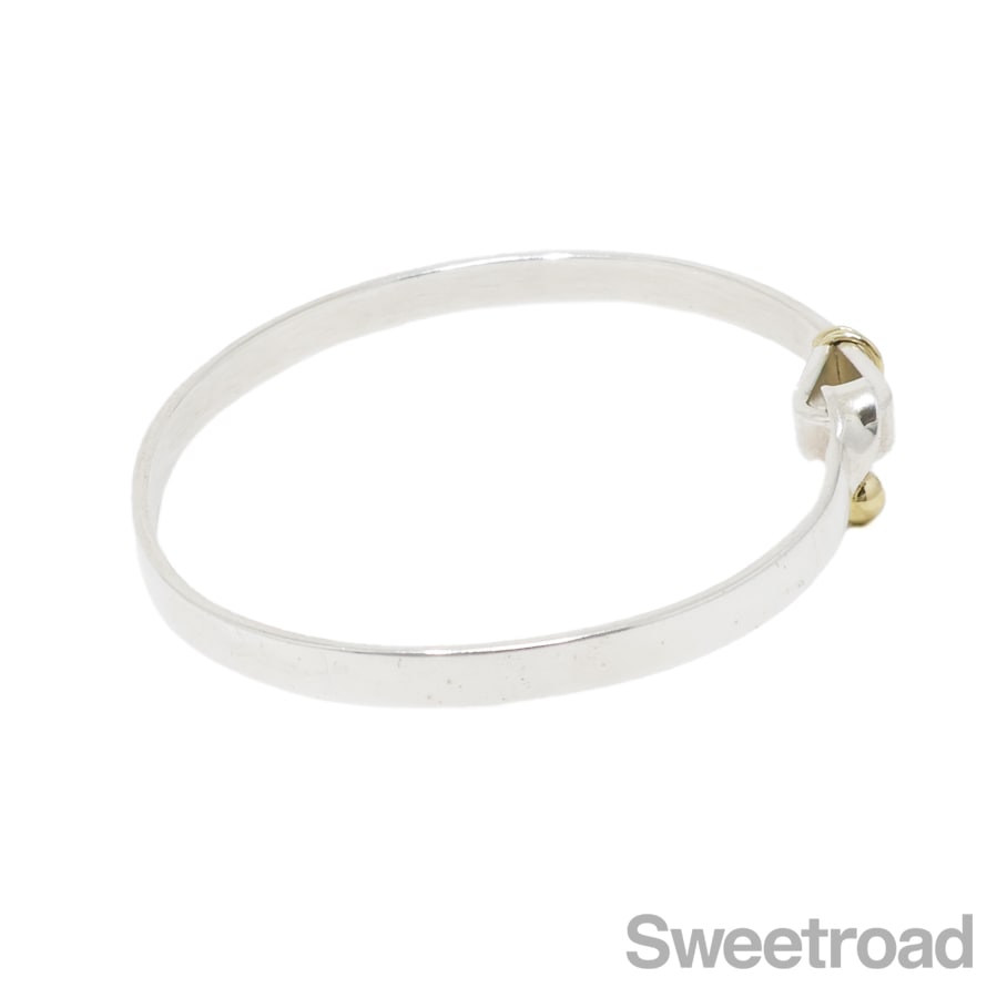 TIFFANY & Co. フックアンドアイ バングル TIFFANY&Co. 新品同様 ティファニー フックアンドアイ バングル