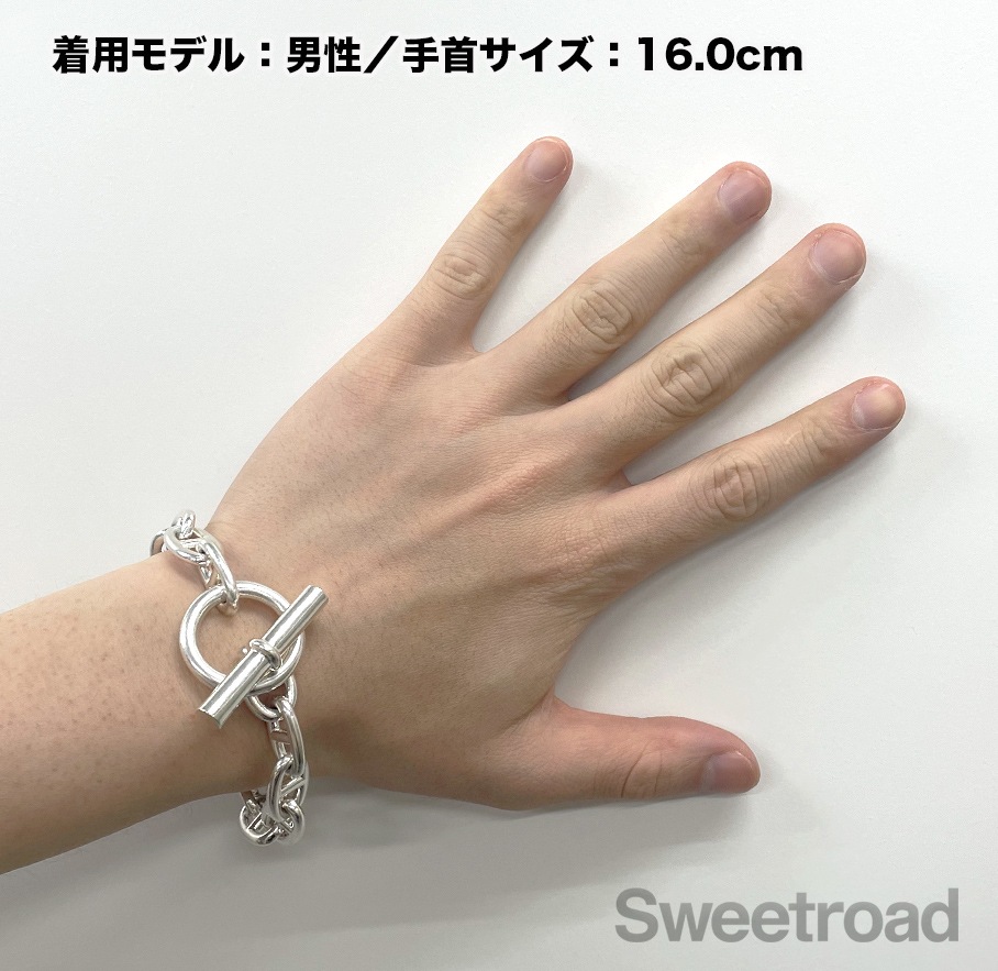 エルメス シェーヌダンクルチェーンブレスレット GMサイズ | スイート