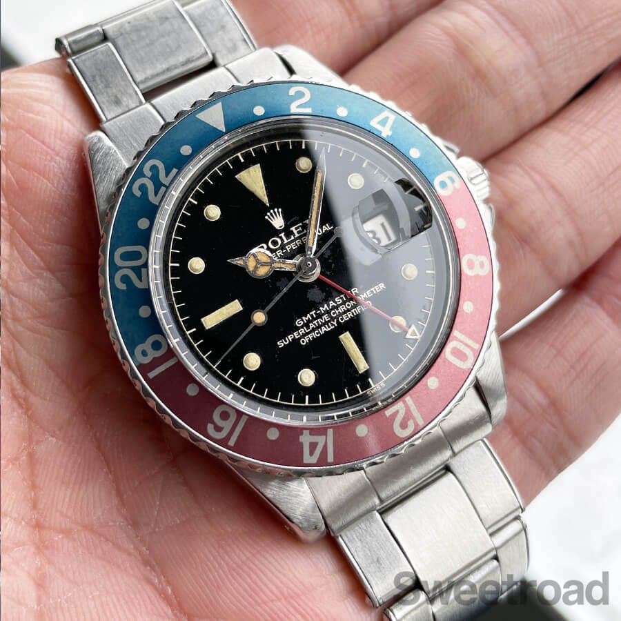 ロレックス　GMTマスター　ヴィンテージ金属製プレート ロレックス GMTマスター MM Ref.1675 1960年製 | スイートロード