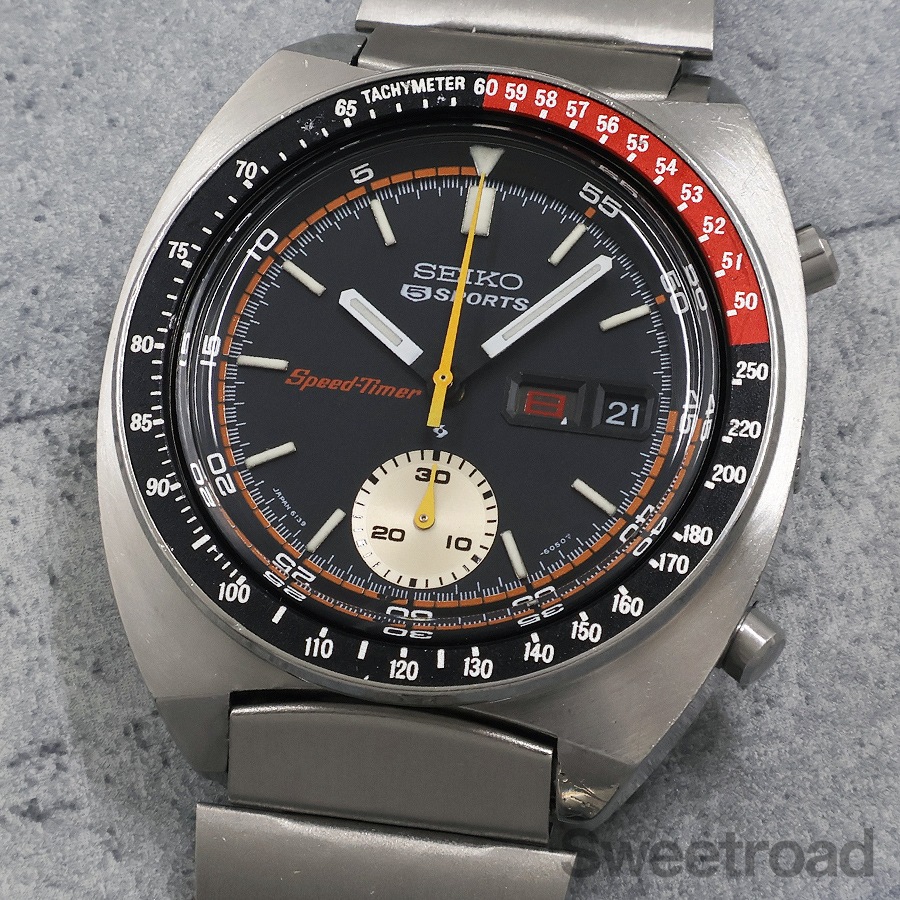 セイコー　セイコー５スポーツ　スピードタイマー　6139-8001 セイコー 5スポーツ・スピードタイマー Ref.6139-8001 1970年製