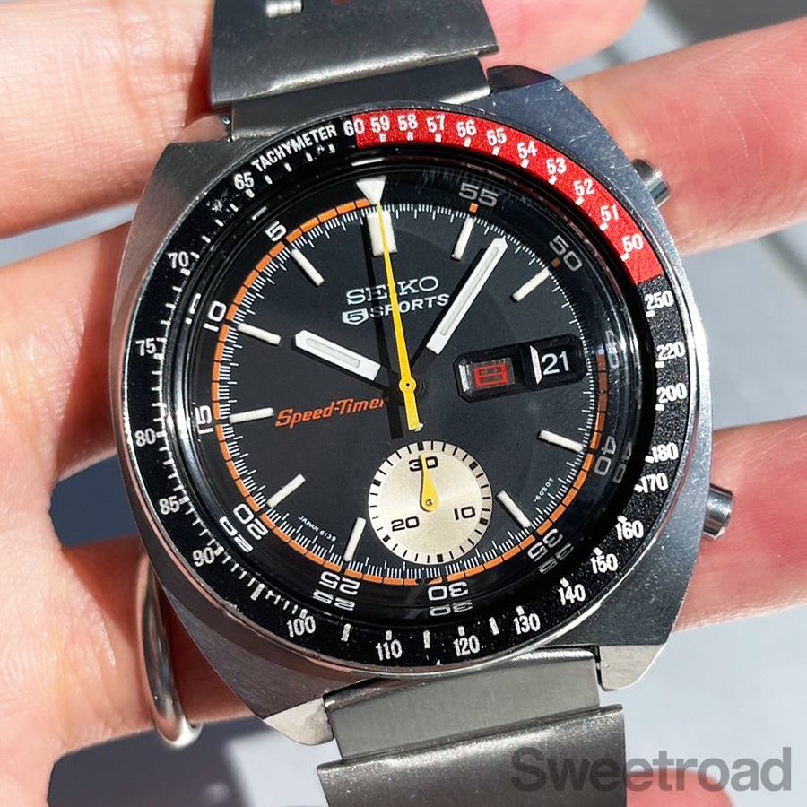 セイコー スピードタイマー 6139-6032用ベルト セイコー スピードタイマー自動巻 SS 6139-6032 | アンティー