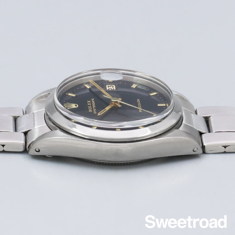ロレックス オイスター デイト Ref.6466 ブラックミラー ボーイズ