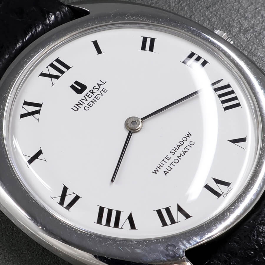当時物 裏蓋 シールあり ユニバーサル ジュネーブ UNIVERSAL GENEVE 
