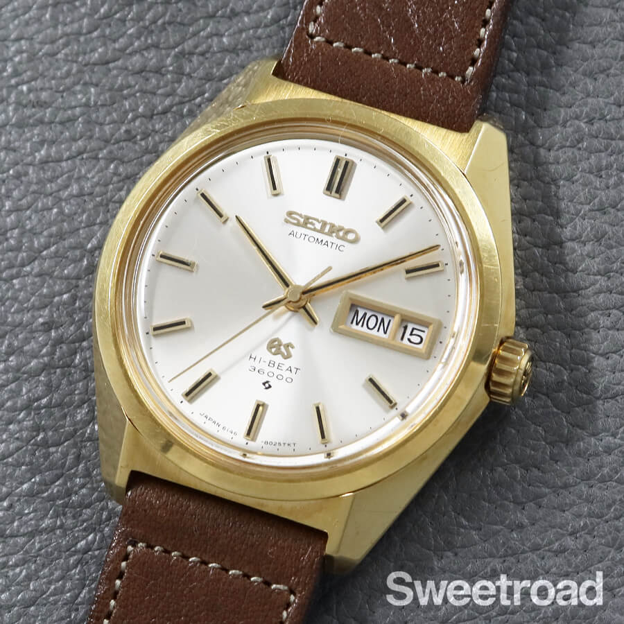 1968年製 61GS 6146-8000 不動品 メダリオン無し グランドセイコー 6146-8000 自動巻 メダリオン 1968年 61GS 訳あり美