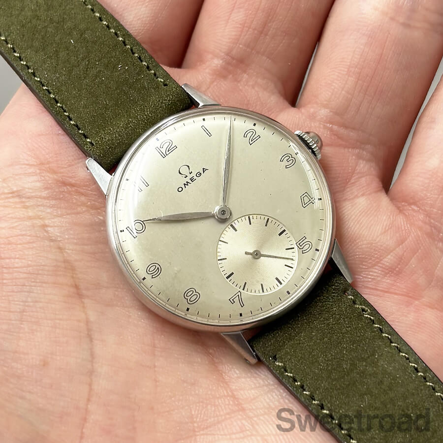 オメガ　キャリパー　50's オメガ 30mmキャリバー Ref.2318/7 1950-51年製 | スイート