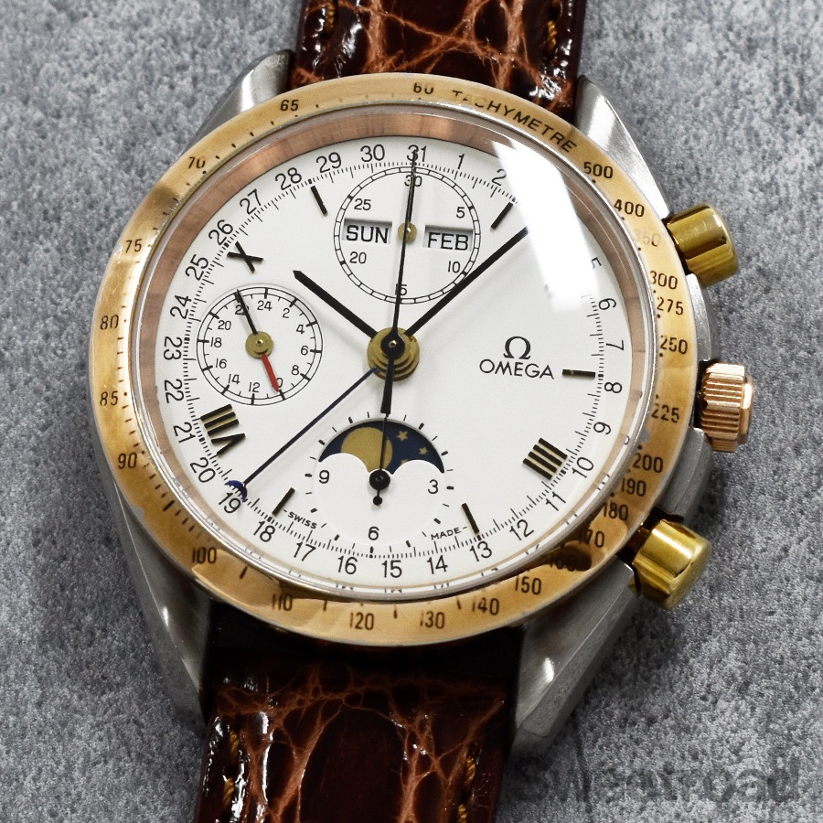 オメガ スピードマスター トリプルカレンダー ムーンフェイズ Ref