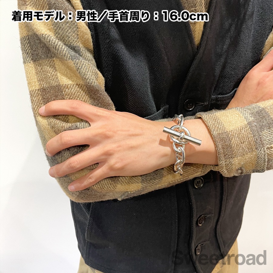 エルメス シェーヌダンクルチェーンブレスレット TGMサイズ | スイート