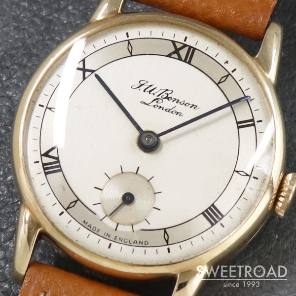 J.W.BENSON J.W.ベンソン 9KYG 純正BOX付き スミス製ムーブ 1950年代 w