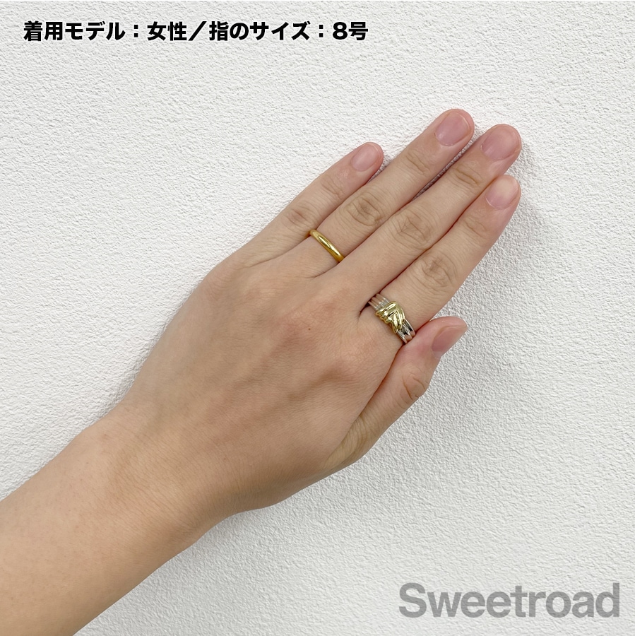 Tiffany vintage 18kコンビ　リング　指輪　9号 ティファニー コンビリング 9号 | スイートロード-Sweetroad