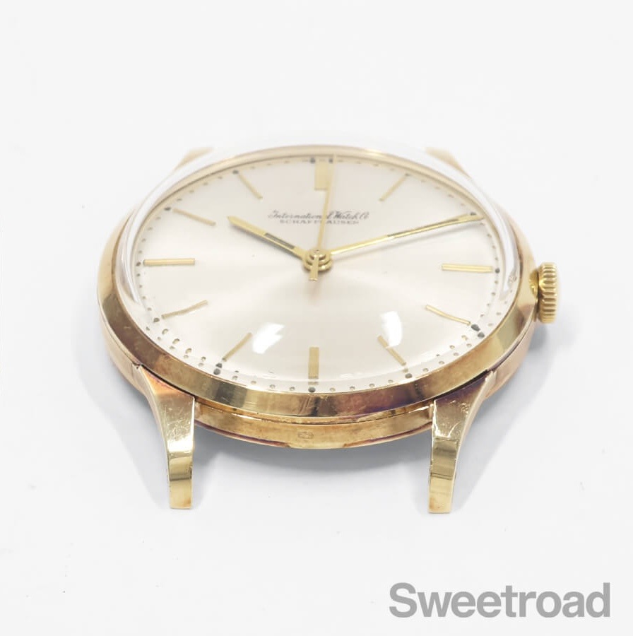 【14k使用】手巻き時計ビンテージ IWC 14KYG Cal.89 Ref.347 1962年製 | スイートロード-Sweetroad