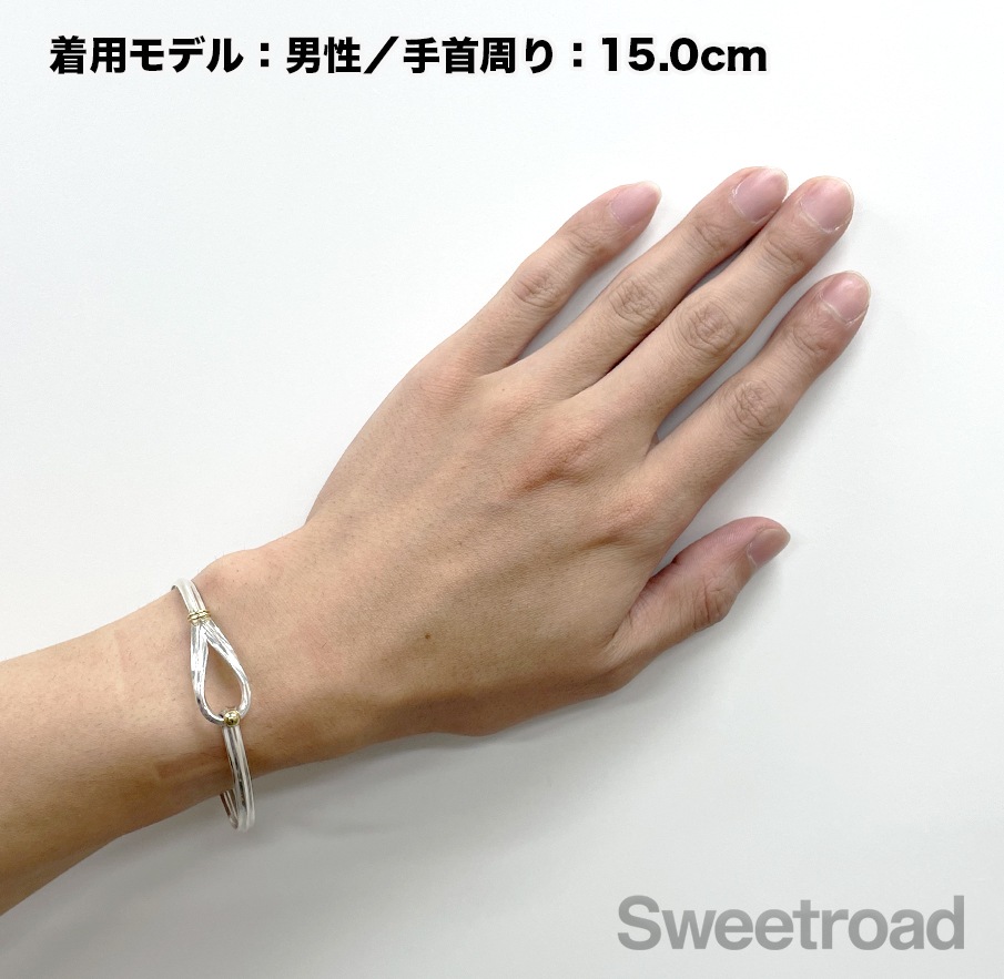 羽バングル＆羽フロート＆リボンフロート＆フリーサイズの手首バングル ティファニー フックアンドアイ リボンバングル | スイートロード