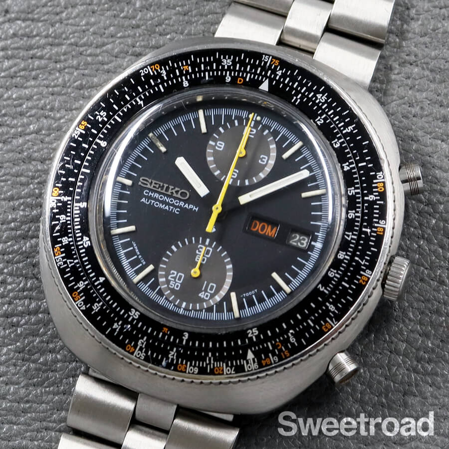 セイコー 計算尺クロノグラフ Ref.6138-7000 1974年製 w-30667