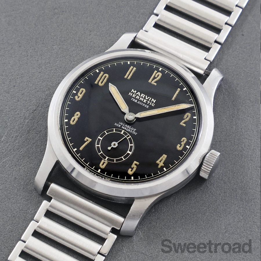 マーヴィン 電池交換済み！ Moon swatch Mission tovenusベルト電池