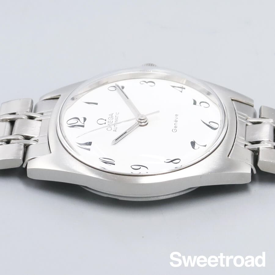 オメガ シルバーサンレイ 自動巻　ステンレス omega 165.041 オメガ OMEGA 165.041 ジュネーブ Cal.552 自動巻き メンズ