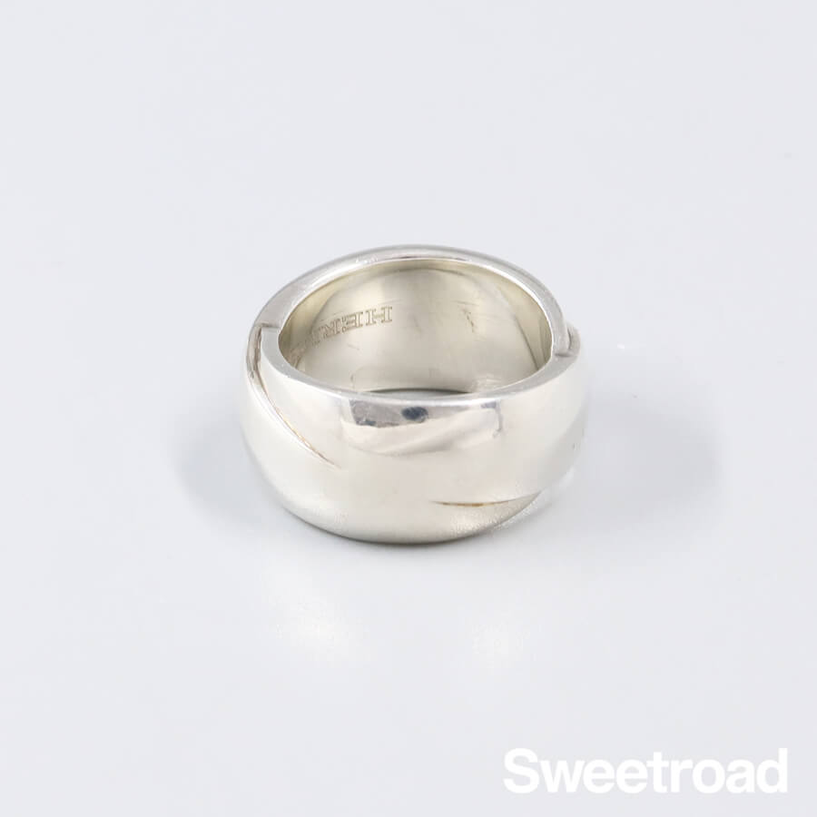 ヴィンテージエルメス シルバーリング 51サイズ 11号 w-30452gnz