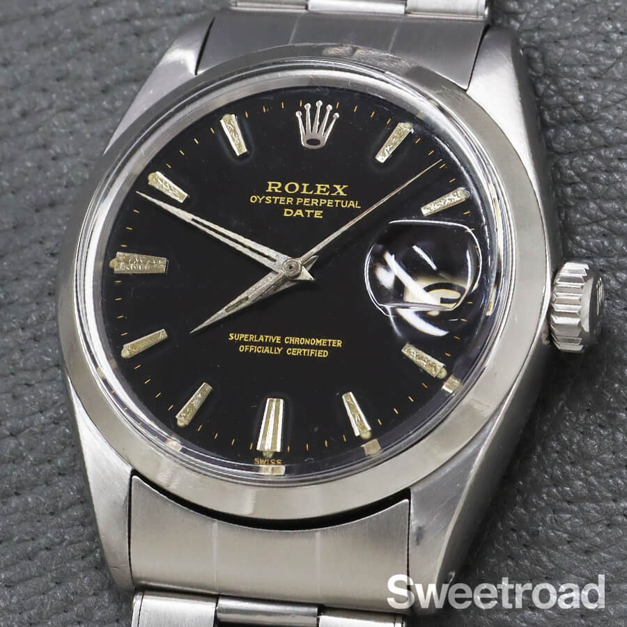 ロレックス オイスターパーペチュアルデイト Ref.1500 ブラウン