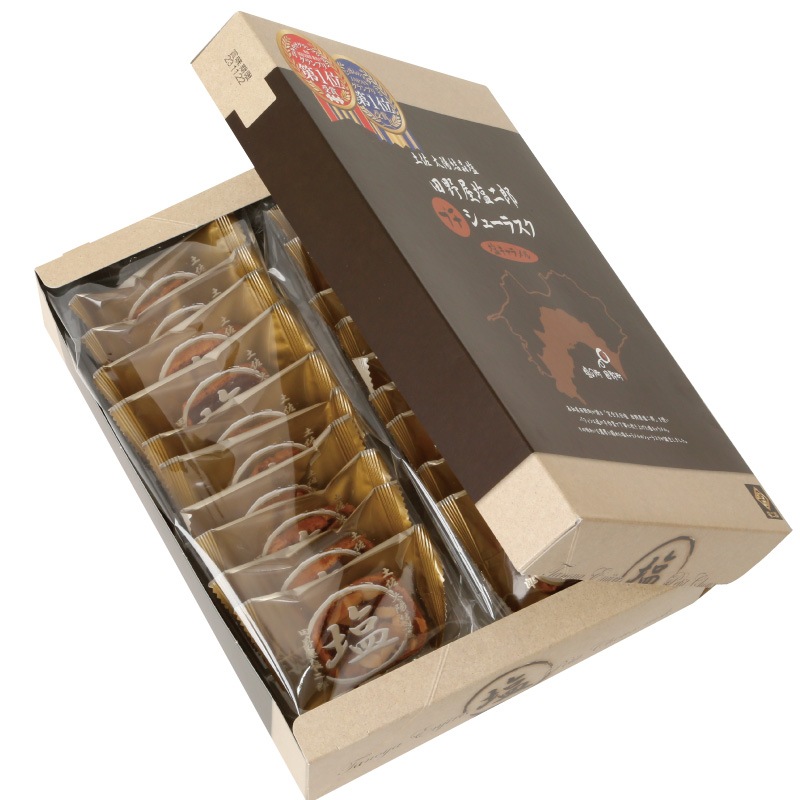 冬ギフトポイント10倍】田野屋塩二郎プチシューラスク20枚入×6箱 ※紙袋