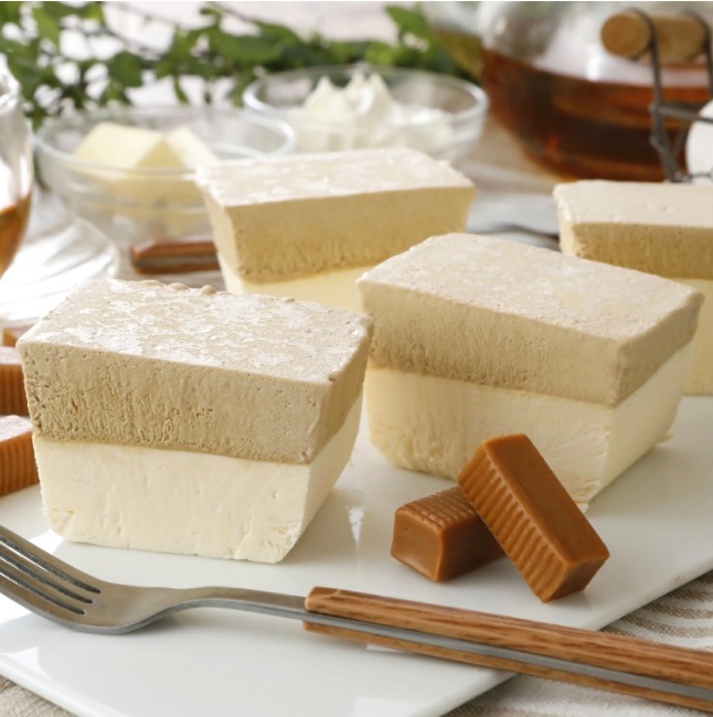 禁断のキャラメル生チーズケーキ