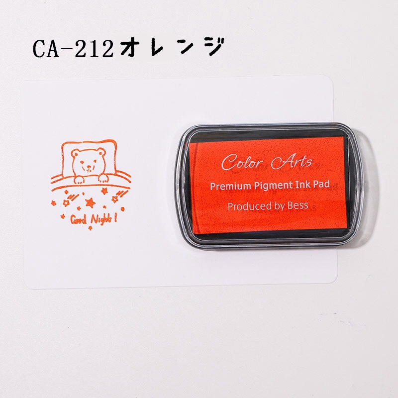 スタンプ台 16色 紙用 布用 木材用 スタンプ カラー 大容量 ハンコ はんこ 判子 安全インク コットン 生地用スタンプ 生地用 インク スタンプパッド インクパッド 色豊富 カラフル 色とりどり お名前スタンプ クラフト ハンドメイド DIY 工作 発色きれい