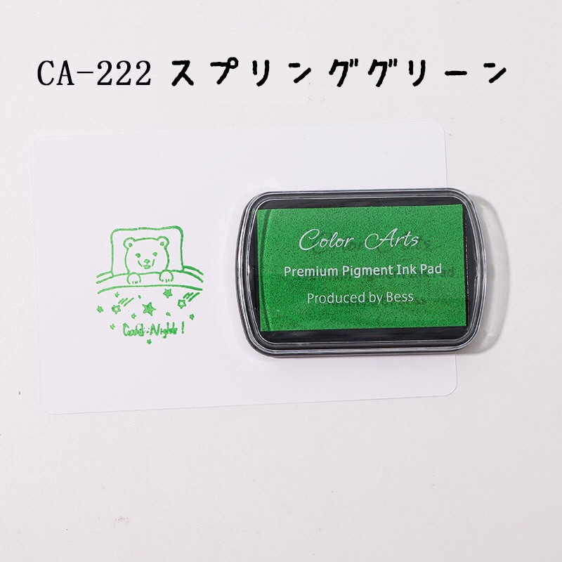 スタンプ台 16色 紙用 布用 木材用 スタンプ カラー 大容量 ハンコ はんこ 判子 安全インク コットン 生地用スタンプ 生地用 インク スタンプパッド インクパッド 色豊富 カラフル 色とりどり お名前スタンプ クラフト ハンドメイド DIY 工作 発色きれい