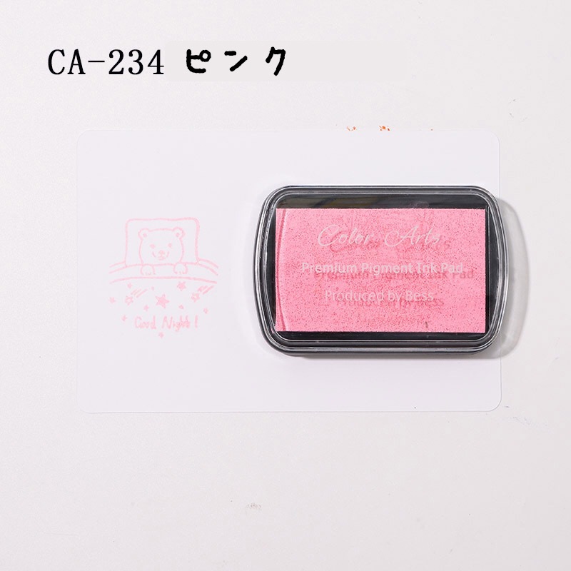 スタンプ台 16色 紙用 布用 木材用 スタンプ カラー 大容量 ハンコ はんこ 判子 安全インク コットン 生地用スタンプ 生地用 インク スタンプパッド インクパッド 色豊富 カラフル 色とりどり お名前スタンプ クラフト ハンドメイド DIY 工作 発色きれい