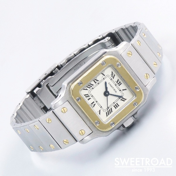 銀座店【カルティエ】サントス/YGコンビ/SMサイズ/w-25920gnz