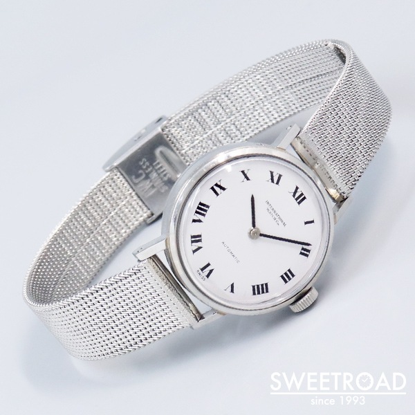 銀座店【IWC】ホワイトローマン/レディースウォッチ/1975年製/w-27822gnz